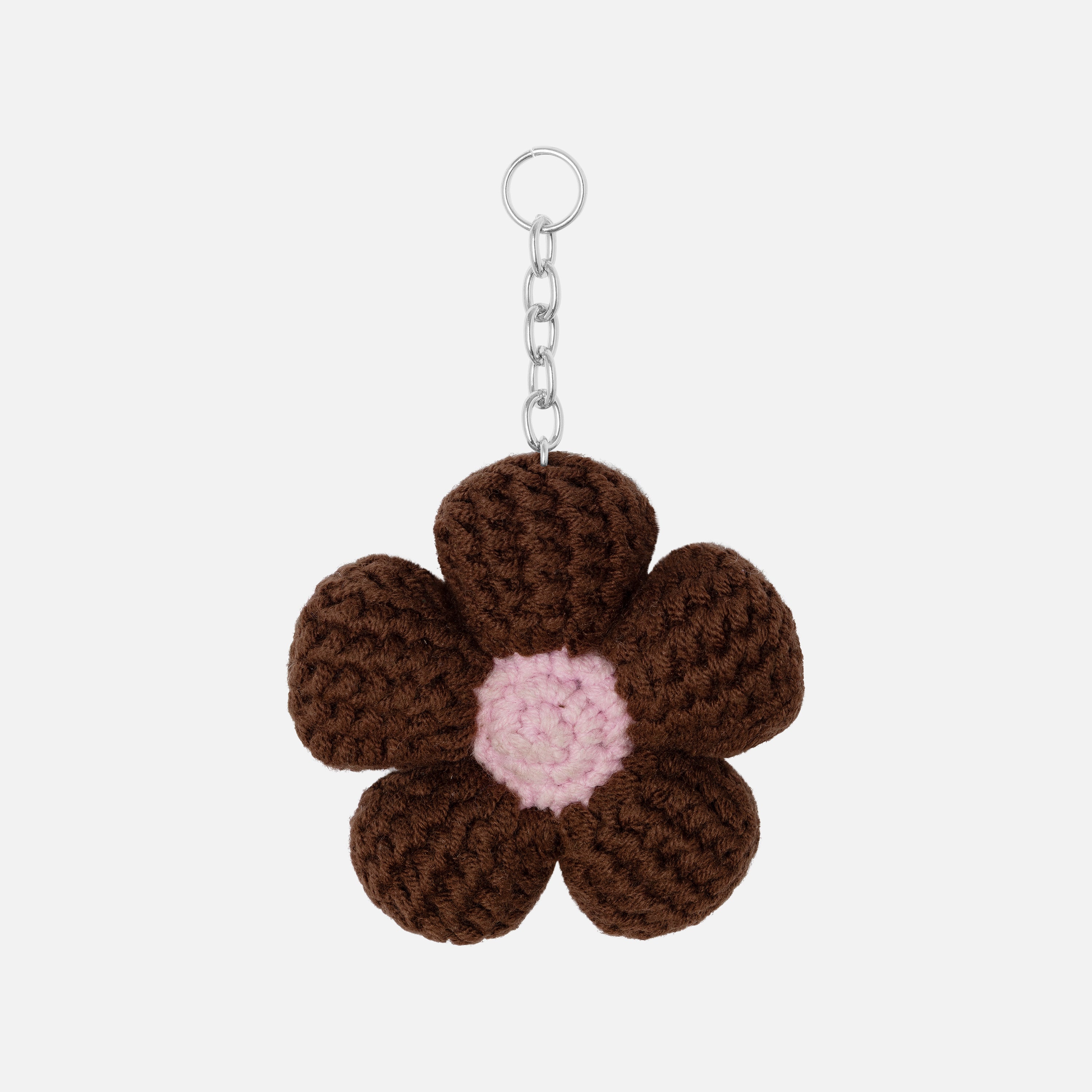 Crochet Flower Brown