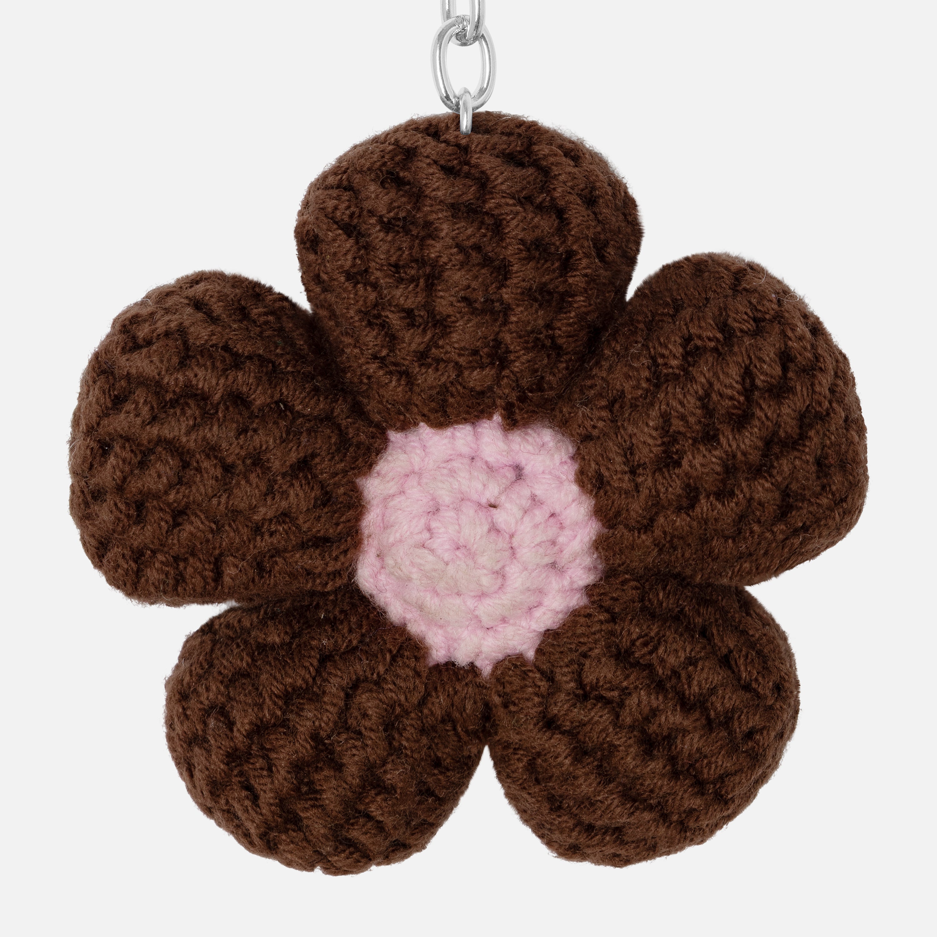 Crochet Flower Brown
