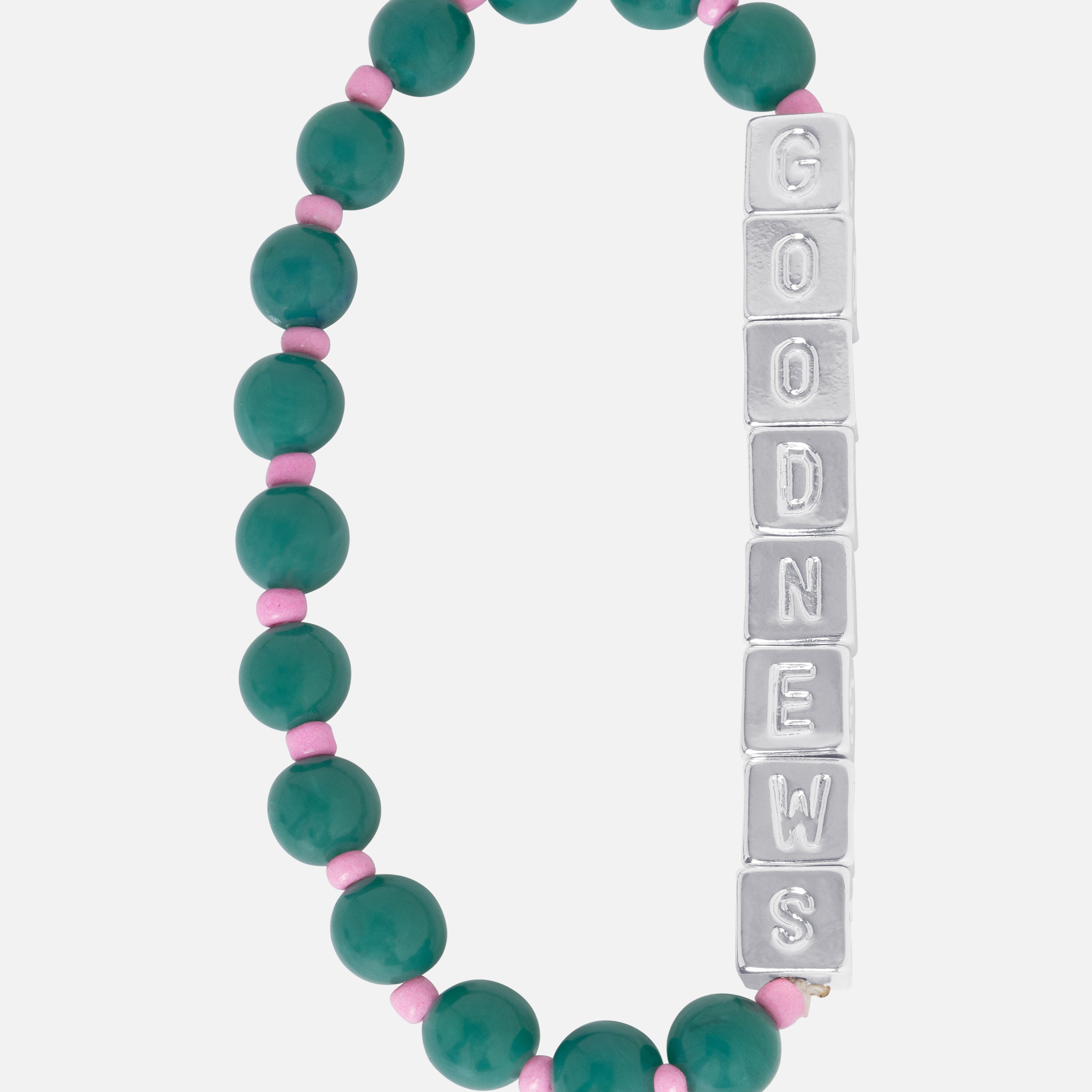 Bracelet Green & Pink
