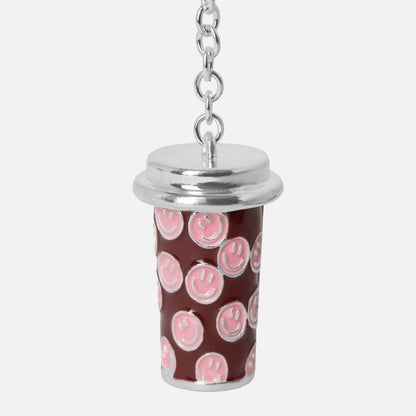 Metal Cup Burgundy & Pink