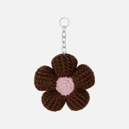 Crochet Flower Brown
