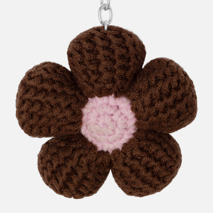 Crochet Flower Brown