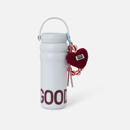 Crochet Heart Burgundy