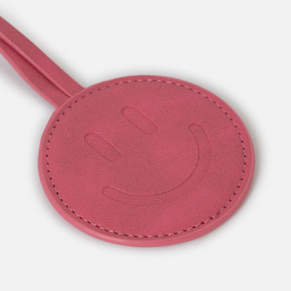 Fuchsia Smiley Mirror