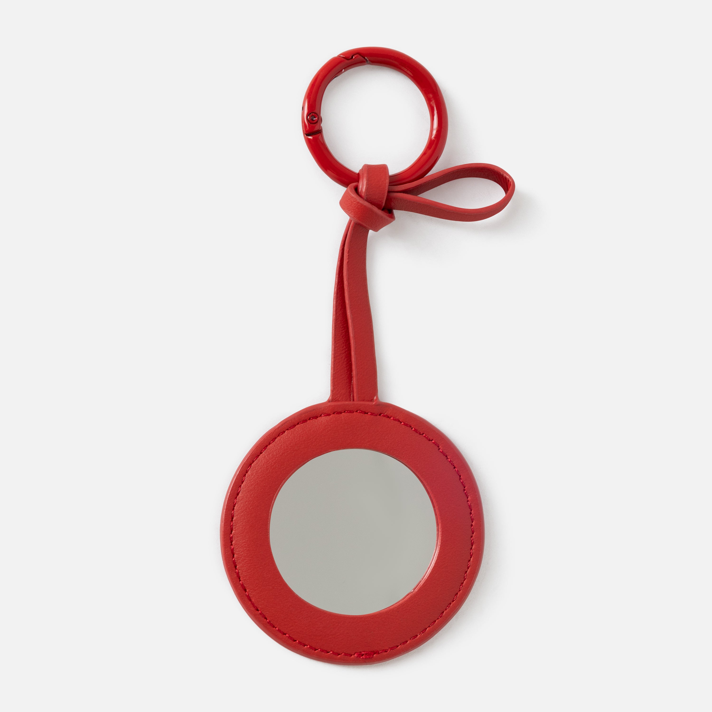 Burgundy Smiley Mirror