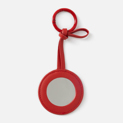 Burgundy Smiley Mirror