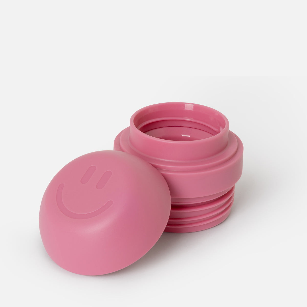Pink Smiley Lid