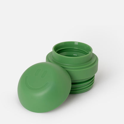 Green Smiley Lid