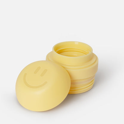 Butter Yellow Smiley Lid