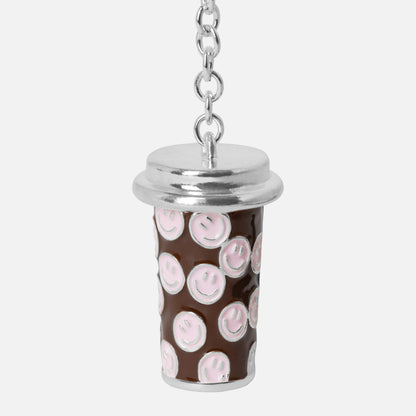 Metal Cup Brown & Pink